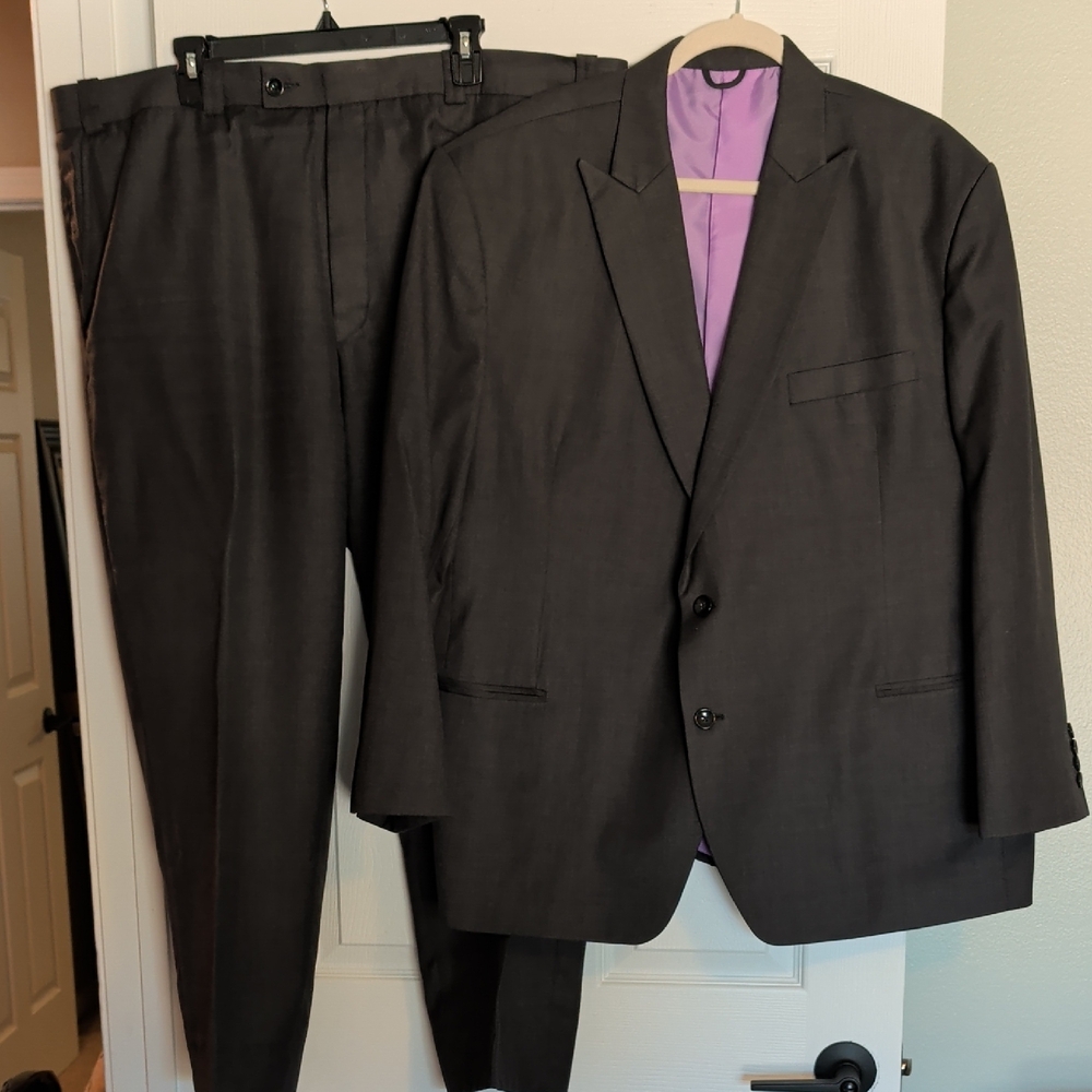 Classic Dark Gray Men's Suit